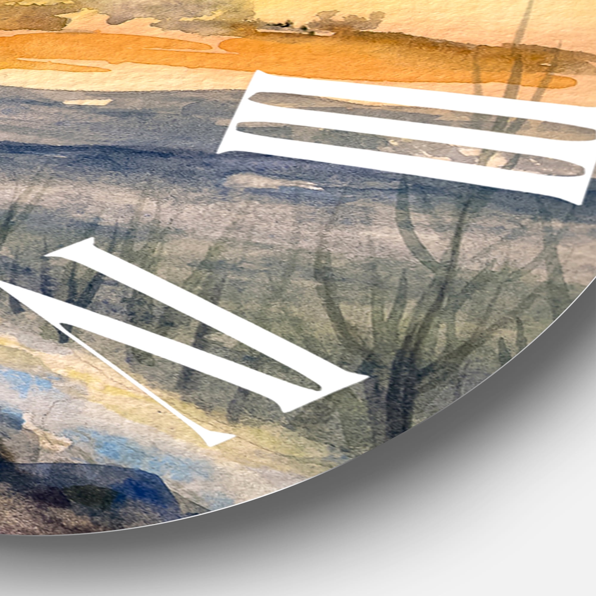 Designart 1 in Traditional Wall Clock