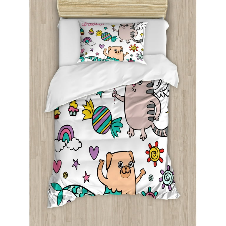 Unicorn shop pug bedding