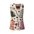 thumbnail image 3 of Rocae Vintage Coffee for Women's Workout Tank Top Lightweight Sleeveless Fit Tops- Moisture-Wicking, BreathableLarge, 3 of 9