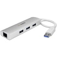 thumbnail image 1 of Hub concentrador de 3 puertos USB 3.0 con adaptador de Red Ethernet Startech ST3300G3UA, 1 of 2