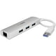 thumbnail image 1 of Hub concentrador de 3 puertos USB 3.0 con adaptador de Red Ethernet Startech ST3300G3UA, 1 of 2