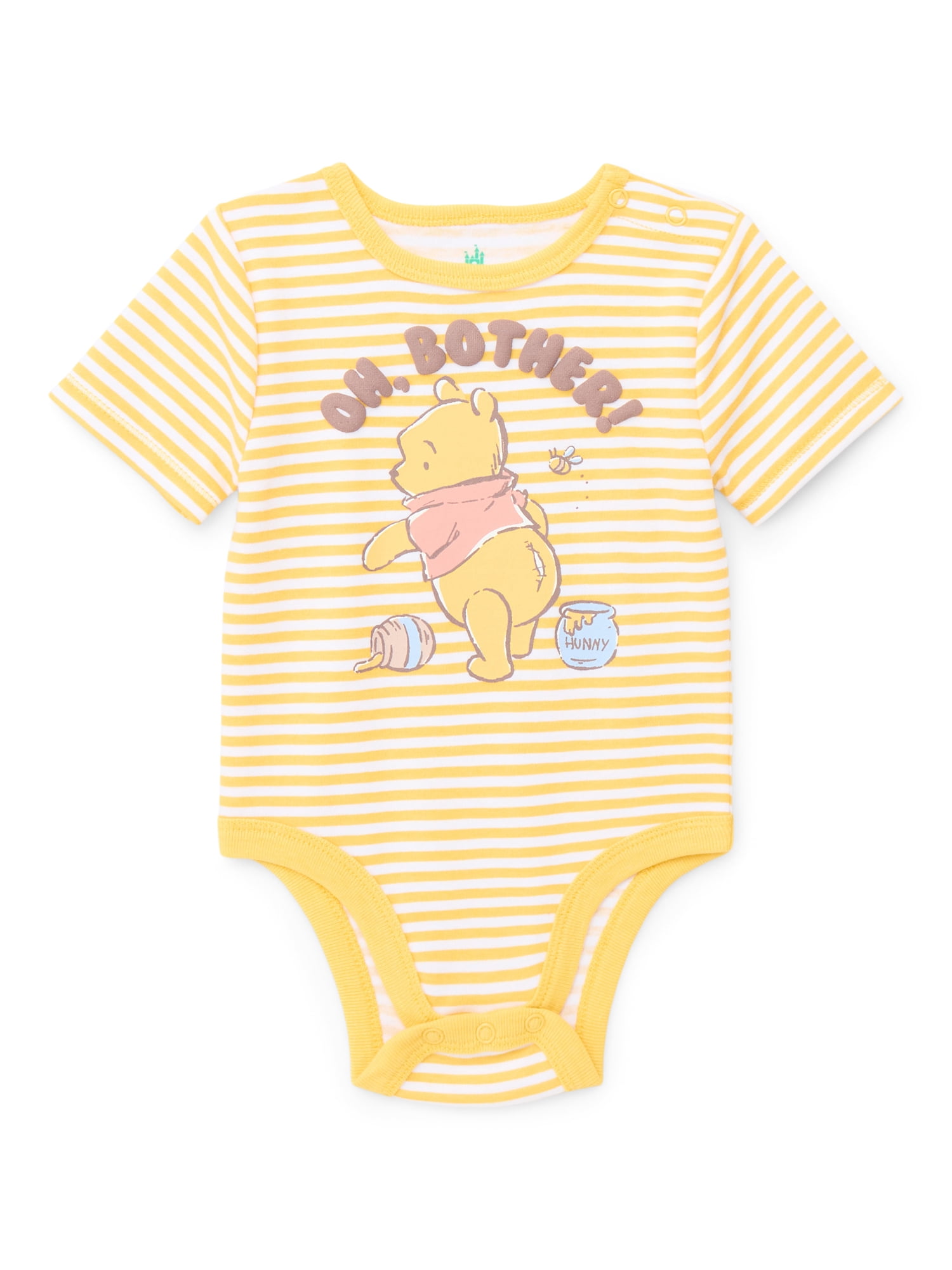 Character Baby Gender Neutral Bodysuits, 2-Pack, Sizes 0/3 Months-24 Months