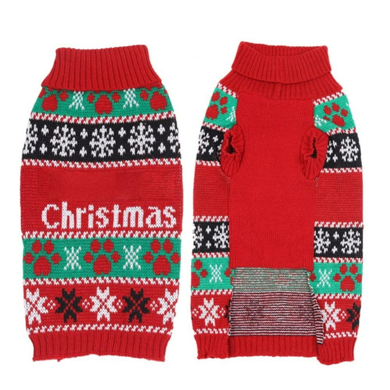 Dog christmas outlet sweater walmart