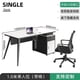thumbnail image 1 of Drawers Study Work Desk Write Staff Executive Computer Modern Desk Reception Accessories Escritorio Ordenador Furniture HD50WD My Lux Decor Round, 1 of 31