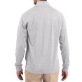 thumbnail image 2 of Women's-Cutter & Buck  Heather Gray South Florida Bulls Adapt Eco Knit Stretch Recycled DryTec Raglan Quarter-Zip, 2 of 2