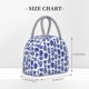 thumbnail image 2 of Disketp Blue Vases Bolsa Térmica para Almuerzo, Lonchera con Abertura Amplia y Gran Capacidad, Organizador Reutilizable para Mujeres, Hombres y Adultos, 2 of 6
