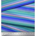 thumbnail image 3 of Soimoi Polyester Crepe Fabric Stripe,Heart & Dot Texture Printed Craft Fabric by The Yard 52 Inch Wide, 3 of 3