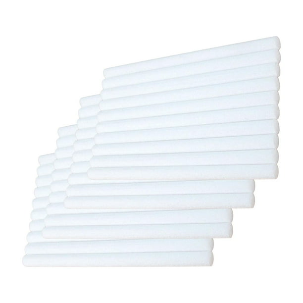 40 varillas humidificadoras, varillas de repuesto para humidificador con filtro, hisopo de fibra absorbente para 15cm