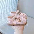 thumbnail image 2 of LIUJUNSHOP Toddler And Little Girl Summer Sandals For Outdoor Play Comfortable Lightweight Breathable Kids Footwear With Flexible Sole Ages 12 Months To 7 Years Pink 12-15 Months, 2 of 6