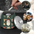 thumbnail image 4 of Yayeee Ashtray with Lid for Cigarette Smokeless Stainless Steel Home Ash Holder, Green Christmas, 4 of 7