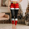 thumbnail image 5 of UAYOTSE Pants For Women Clearance,Womens Casual Christmas Halloween Printed Tight Leggings High Waist Long Pants(XL,C219-Watermelon Red), 5 of 7