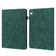 thumbnail image 3 of SaniMore Wallet Case for iPad Pro 11 2024, PU Leather Case Embossed Sunflower Shockproof TPU Shell Card Slots Pen Holder Hand Rope Anti-slip Strip Kickstand Case, Green, 3 of 12