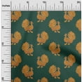 thumbnail image 1 of oneOone Cotton Cambric Fabric Peacock Block Print Fabric By Yard 56 Inch Wide, 1 of 4
