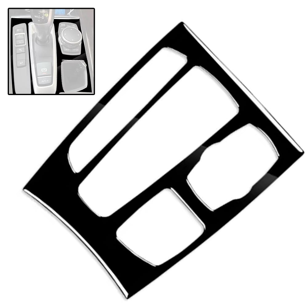 Premium Piano Black Gear Shift Panel Cover Trim for BMW for X5 X6 F15 F16
