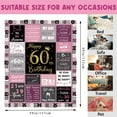thumbnail image 5 of Birthday Gifts for Women, Birthday Blanket with Gift Box, Women Birthday Gift Ideas, Happy Birthday Gifts for Women, Unique Gifts for Women Birthday Decorations Throw Blanket 60"x50", 5 of 5