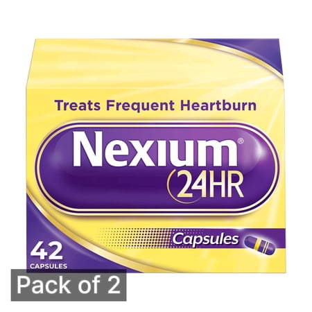 Nexium 24-Hour Acid Reducer Capsules (Pack of 2)