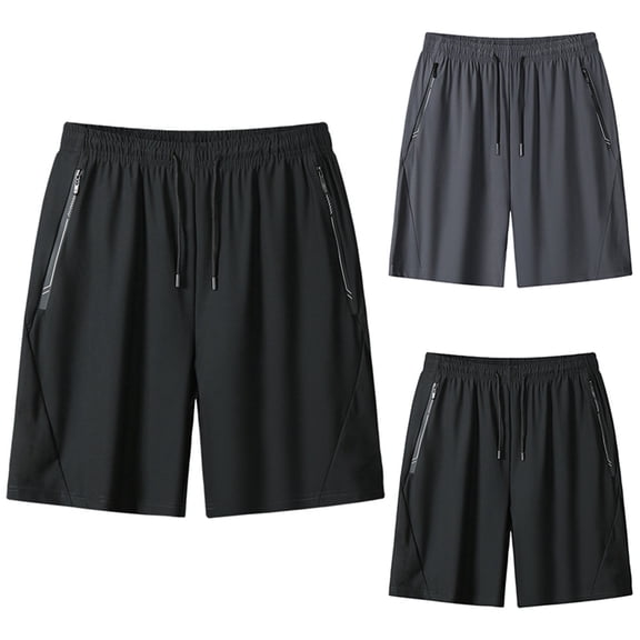 Boys Athletic Shorts Lightweight Breathable Mesh Running Gym Workout Casual Summer Comfortable Elastic Waist Sports