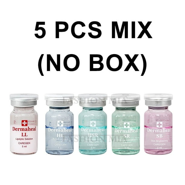 Corea 5ml Dermaheal Ácido Hialurónico Ampolla Suero Antienvejecimiento Pecas Pérdida De Peso Esencia Capilar Gao Jiahui unisex