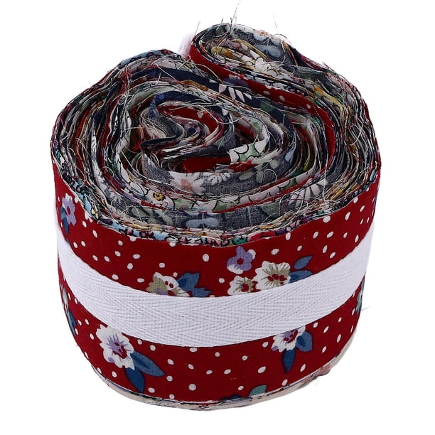 Lot de 36 rouleaux de tissu Jelly Roll, couleurs vives et riches, pour applications variées, doux, pur coton, pour vêtements, nappes, bricolage