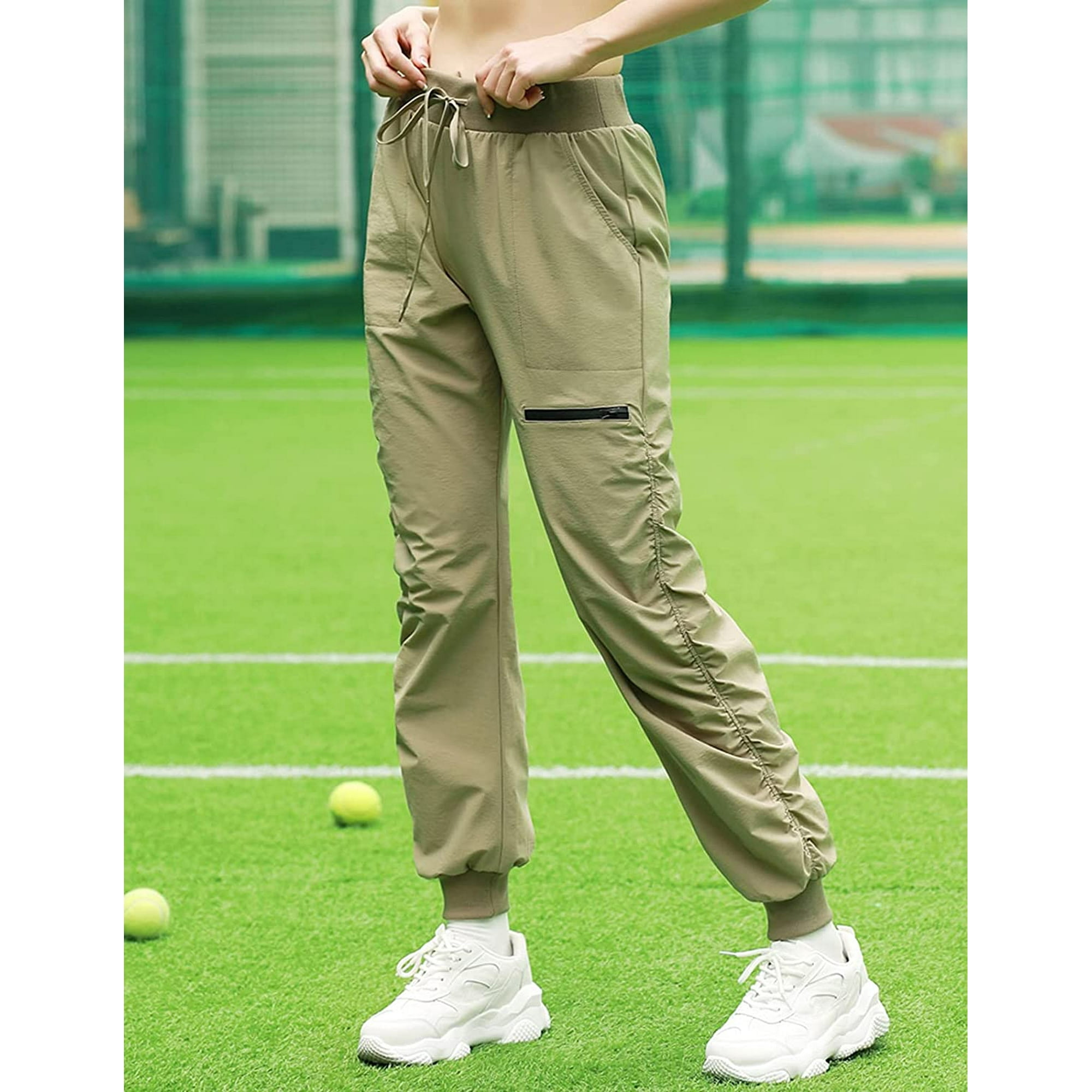 Women Hiking Pants Lightweight Quick Dry Jogger Pants Water Resistant Outdoor Athletic Pants Zipper Pockets Walmart