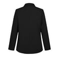 thumbnail image 6 of Uooqdmx Blazers for Women Suits Solid Colour Lapel Pocket Suit Jacket Blazers for Women Business Casual Black M, 6 of 7