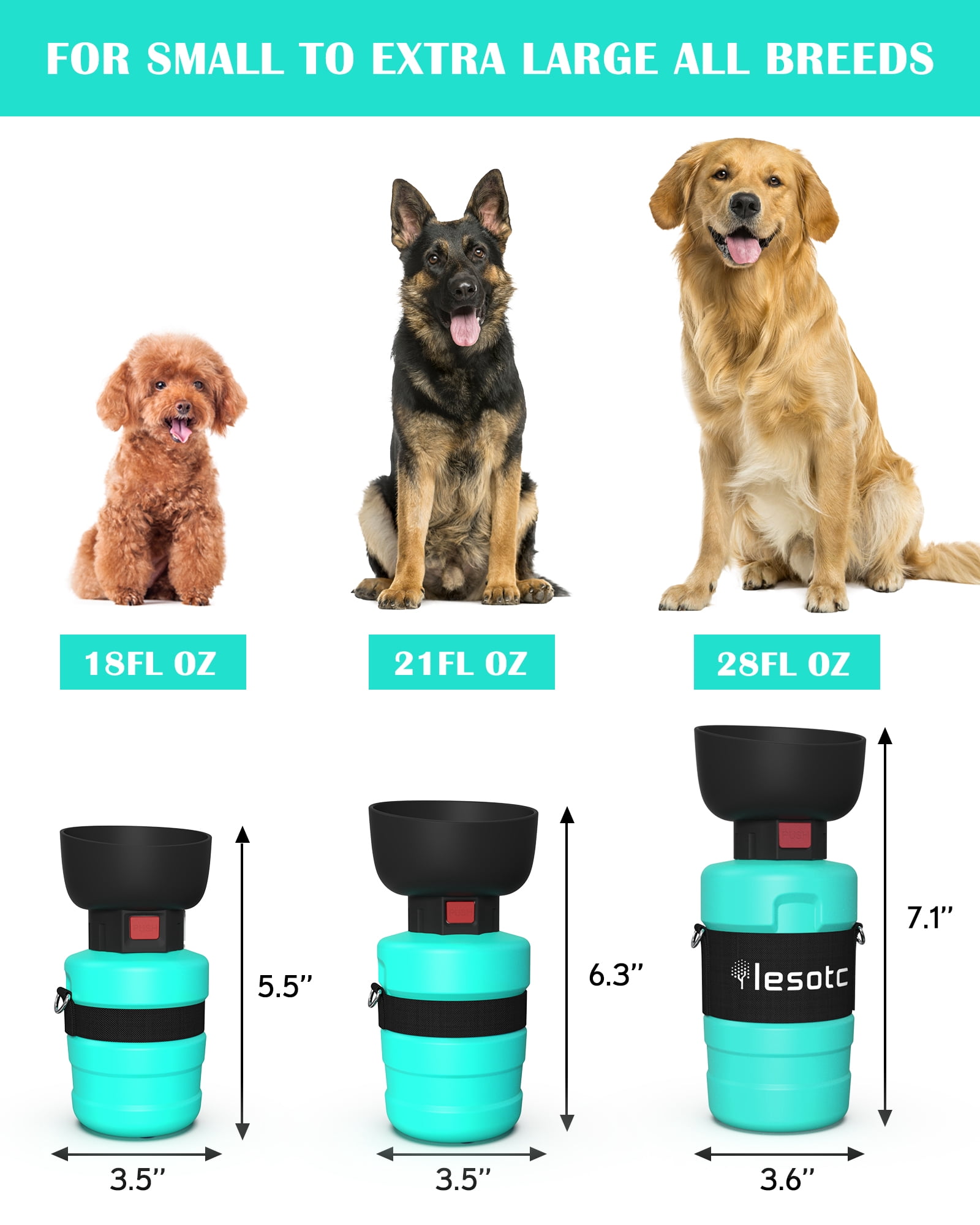 Travel Dog Water Bowl Lesotc Pet Water Bottle For Dogs, Dog Water Travel Dog Water Bowl Lesotc Pet Water Bottle For Dogs, Dog Water