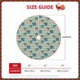 thumbnail image 2 of Haiem Colorful Pugs Pattern Christmas Tree Skirt Merry Christmas Party Christmas Tree Decoration,New Year Decorations-30", 2 of 6