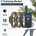 thumbnail image 4 of Dog Training Collar with Remote, 3300FT Range Rechargeable IP67 Waterproof E-Collar with Flashlight, 3 Training Modes, Adjustable Strap for Small, Medium, Large Dogs (8-120lbs), 4 of 11