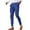 a-Blue3875, variant on Mens Solid Color Slim Fit Chino Pants Mid Waisted Button Closure Ankle Length Breathable Casual Trousers For Business Casual Daily Wear Fashionable Bottoms