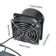 thumbnail image 5 of Workshop DIY Ventilation Fan USB 5V 3000RPM Motor 50CFM Airflow 75mm Duct, 5 of 7