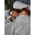 thumbnail image 3 of Grey Burlap Texture Flat Sheets Only California King Size, Soft Breathable Bed Top Sheets for Mattress, Farmhouse Vintage Gray Luxury Bedding Flat Sheets for Home Hotel Bedroom Bed Protection, 3 of 9