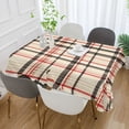 thumbnail image 2 of Yayeee Tablecloths 60" x 108" Rectangle Wrinkle Resistant Party Table Cover, Black Tartan, 2 of 8