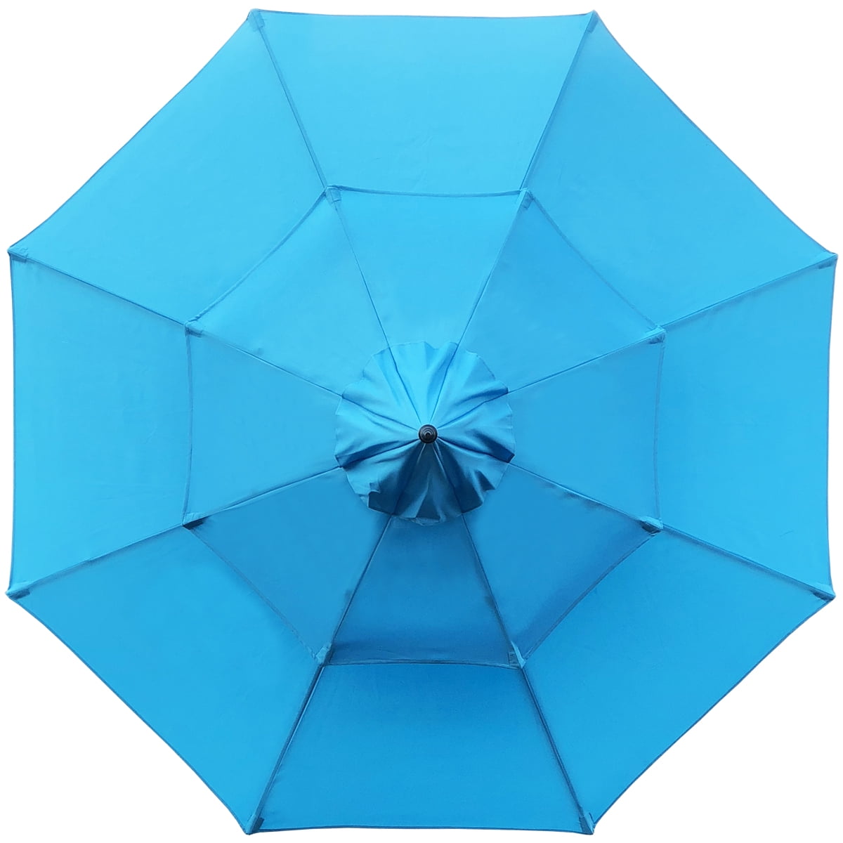 Abble 9 Feet Pagoda Patio Umbrella - Aqua