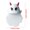 C, variant on Halloween Ghost Pendant For Phone Case Decoration Mini Spooky Plastic Charms For Desktop Electronics 1 Count