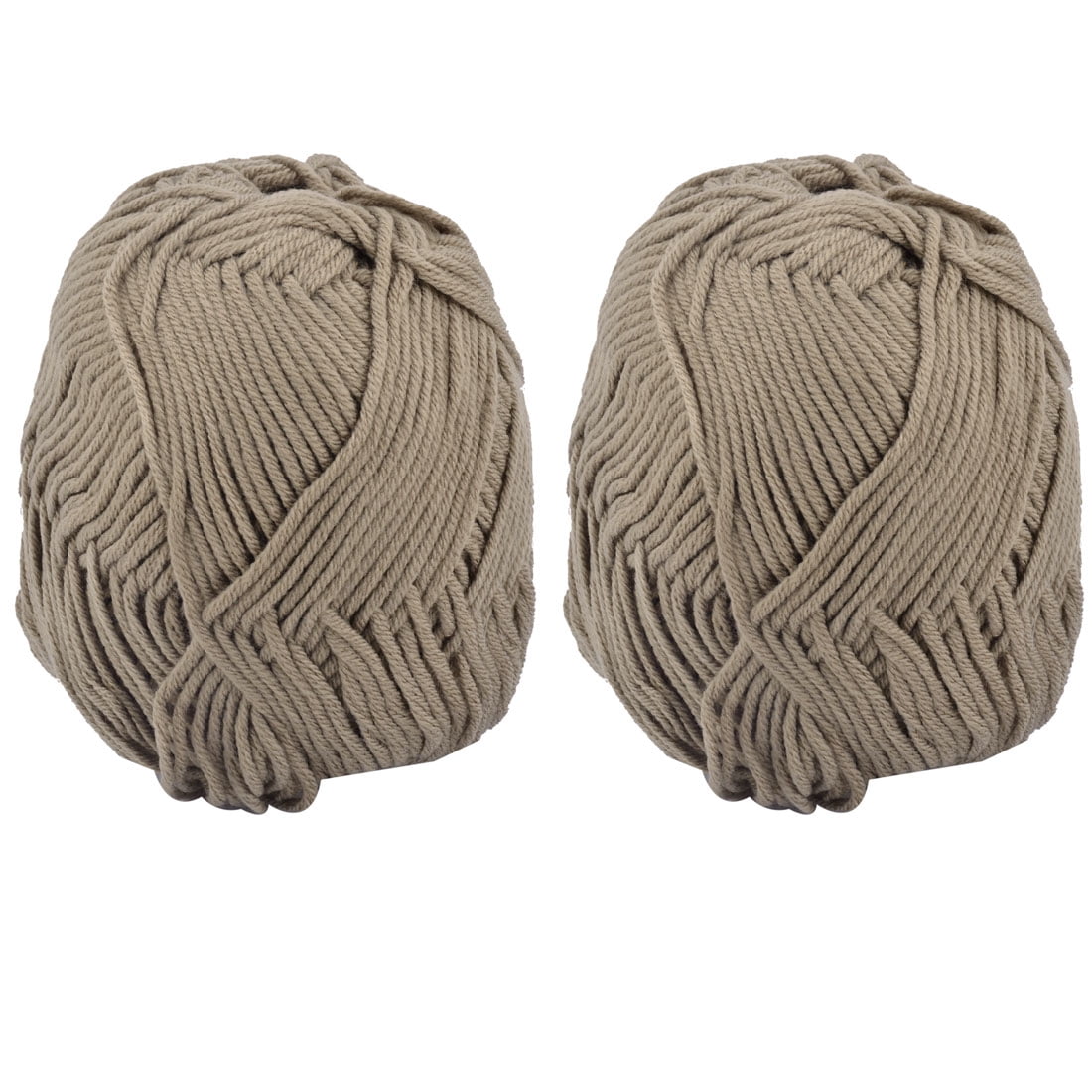 Home DIY Handmade Socks Crochet Weaving Knitting Yarn Cord Rope Khaki