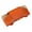 Orange, variant on Leather Sunglasses Holder for Auto Car Sun Visor, Leather Eyeglasses Box Bag