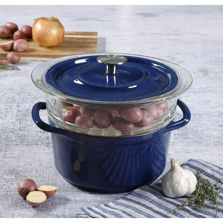 Enameled Cast Iron Cookware 5-Qt. Casserole with Lid