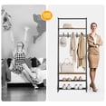 thumbnail image 3 of EastVita 4 in 1 Coat Rack Shoe Bench,Hall Tree with Bench & Shoe Storage,Entryway Bench with Coat Racks,Entry Organizer, 3 of 7