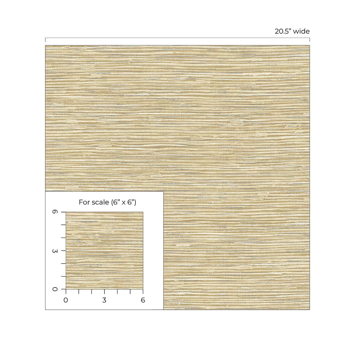 NextWall  Cyrus Faux Grasscloth Peel and Stick Wallpaper Khaki & Metallic Silver