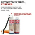 thumbnail image 2 of Grout Shield - Grout Restoration System Repair Stain Cleaner Kit Tile Surface No-Sent 8 fl oz. Ivory, 2 of 5