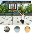 thumbnail image 2 of Luku Portable Basketball Hoop Outdoor, 5.2-10FT Height Adjustable Basketball Hoop Goal System with 44" Backboard and Wheels for Youth Adults - Backyard, Indoor Play, 2 of 7