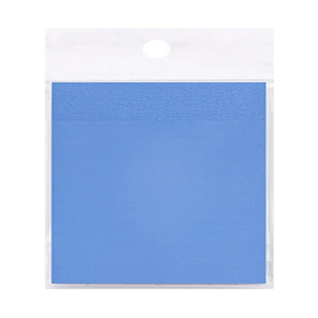 50 Sheets Sticky Notes Transparent Transparent Paper Clear Sticky Notes Memo Self-Adhesive Notebook Notepaper Insert For School Office Memo Students