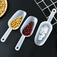 thumbnail image 4 of Yatlte Clear Plastic Ice Scoop, Multifunctional Frosted Ice Measuring Shovel Flour Scoop for Popcorn, Kitchen Scoop for Ice Bucket Ice, Popcorn, Coffee Beans, Flour, 4 of 6
