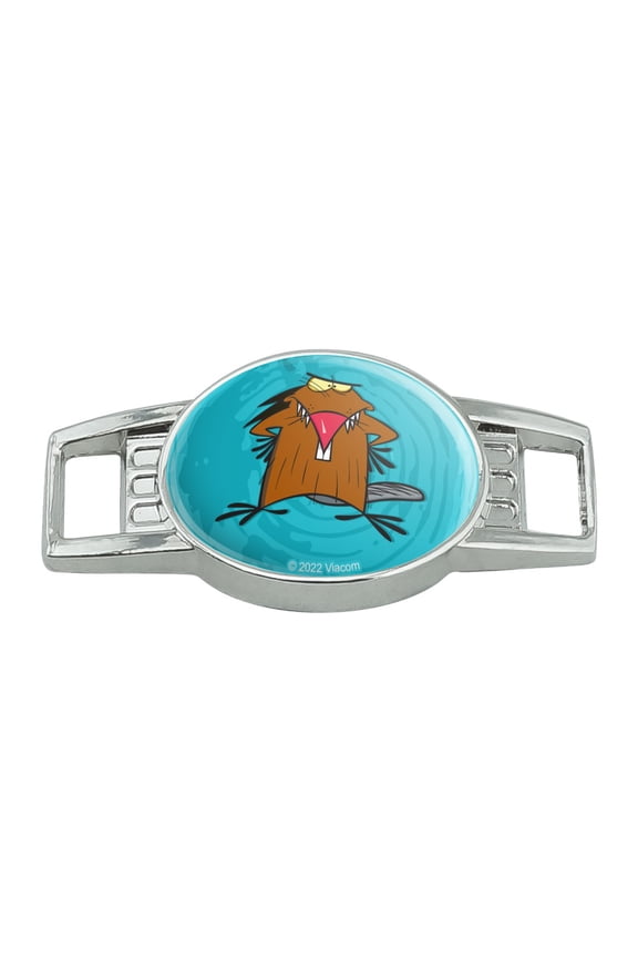 Angry Beavers Daggett Shoe Shoelace Shoe Lace Tag Runner Gym Charm Decoration