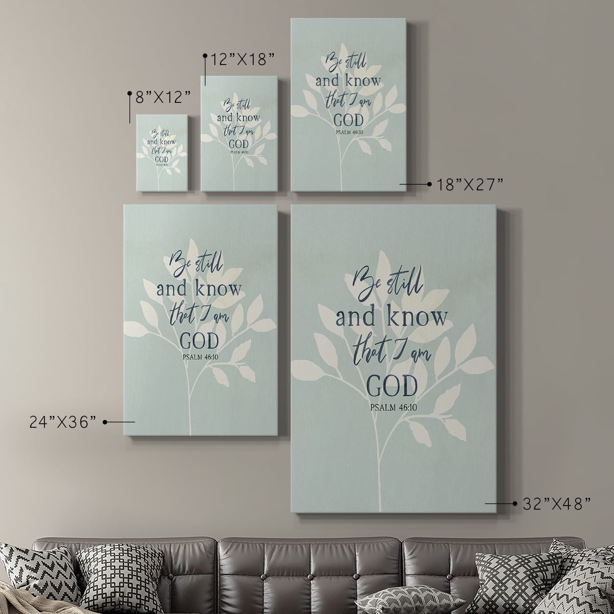 Be Still Premium Gallery Wrapped Canvas - Ready to Hang