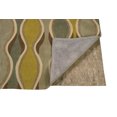 thumbnail image 2 of Benzara 8 X 5 Feet Plush Felt Rug Pad with Non Slip Rubber Backing, Gray, 2 of 4