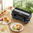 thumbnail image 4 of Gymax 3 in 1 Waffle Maker 1082WW Electric Panini Press Grill w/ Non-stick Plates, 4 of 10