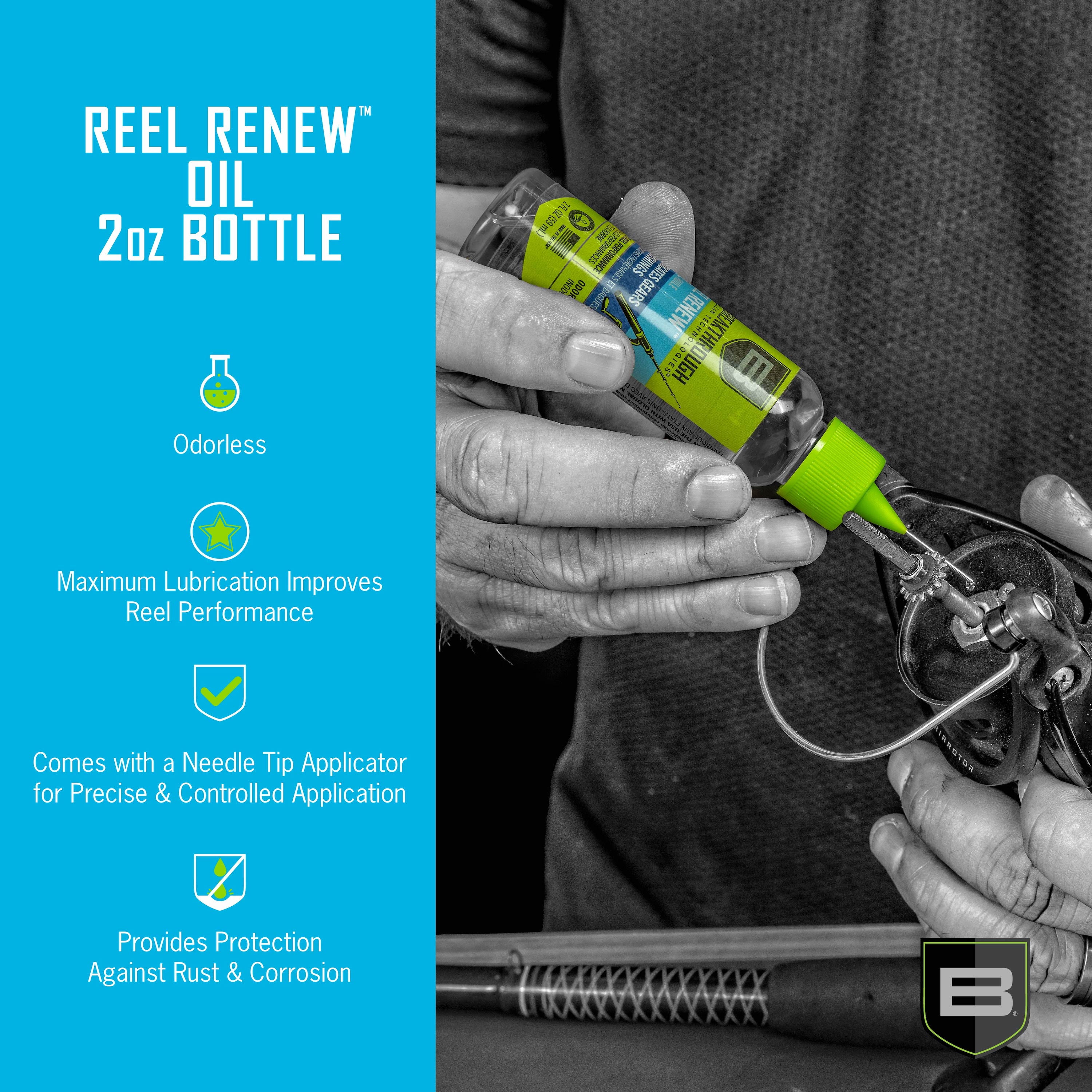 Breakthrough Clean Technologies® Reel Renew Oil, 2Oz Bottle With Needle Tip Applicator
