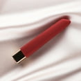 thumbnail image 5 of Edonista Quinn 10-Mode Silicone Bullet Vibrator, Red with Cable, 5 of 5