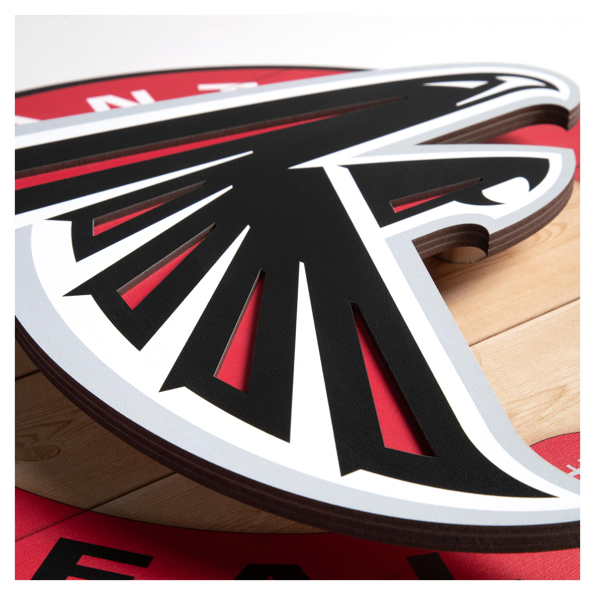 IDNA Atlanta Falcons 15" x 15" 3DX Logo Circle Backer Wall Art